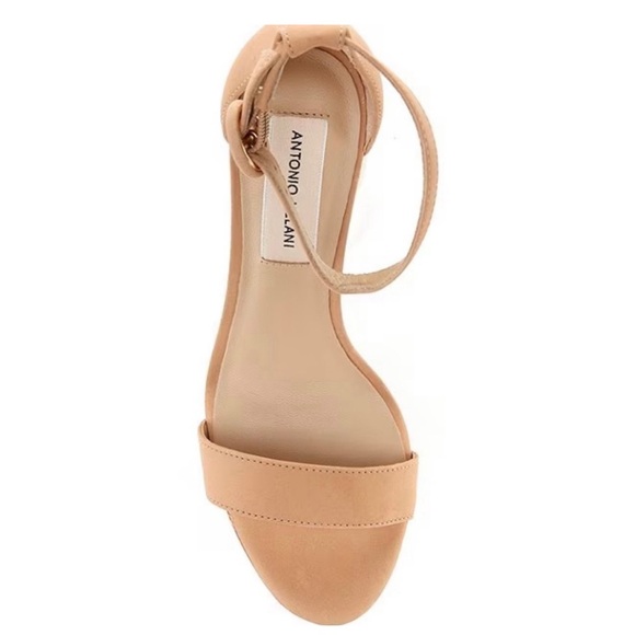 NWT Carolinne Nubuck Leather Ankle Strap Heels size 10 - Picture 4 of 10